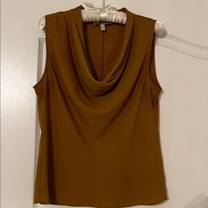 Banana Republic Sleeveless Brown Blouse